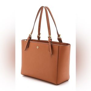Tory Burch Small York Buckle Tote in Luggage (Never Been Worn!)